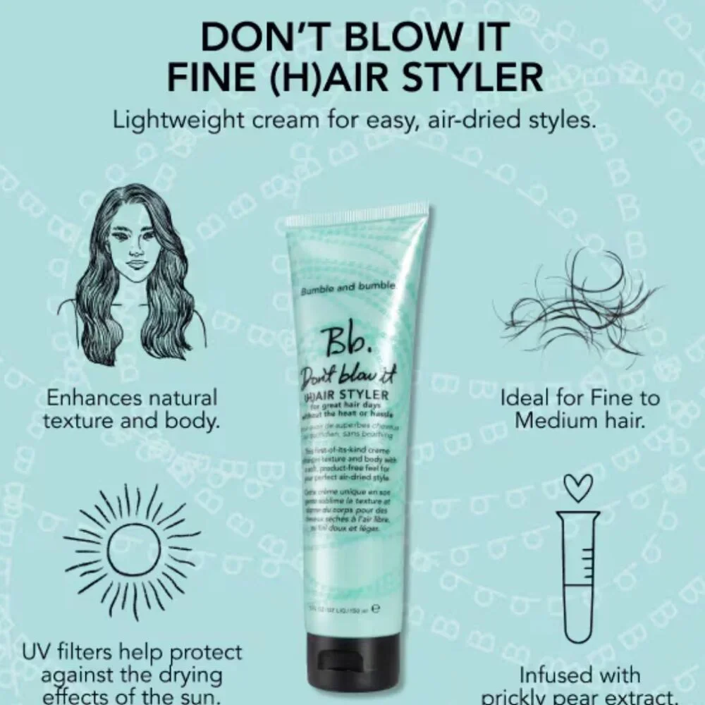 Bumble and Bumble Don't Blow It Fine Air Dry Cream - Picture 2 of 3